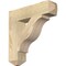 Ekena Millwork Funston Craftsman Rough Sawn Bracket, Douglas Fir, 4"W x 18"D x 18"H BKT04X18X18FST04RDF - alternate 1